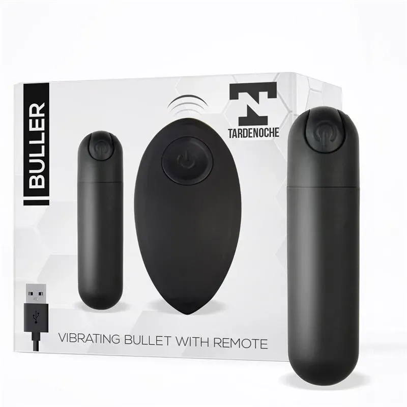 Buller Bala Vibradora Control Remoto USB Negro – Balas Vibradoras