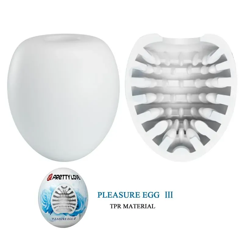 Huevo Masturbador Pleasure Egg III Blanco – Masturbadores Ella