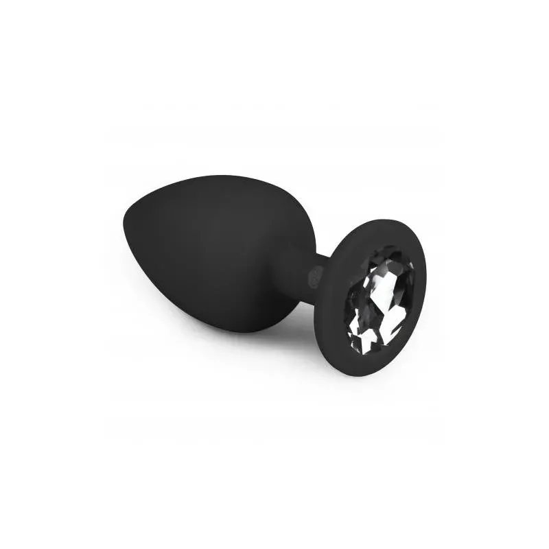 Plug Grande Con Diamante - Negro – Plugs