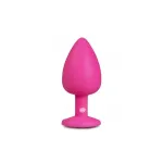 Plug con Diamante Grande - Rosa