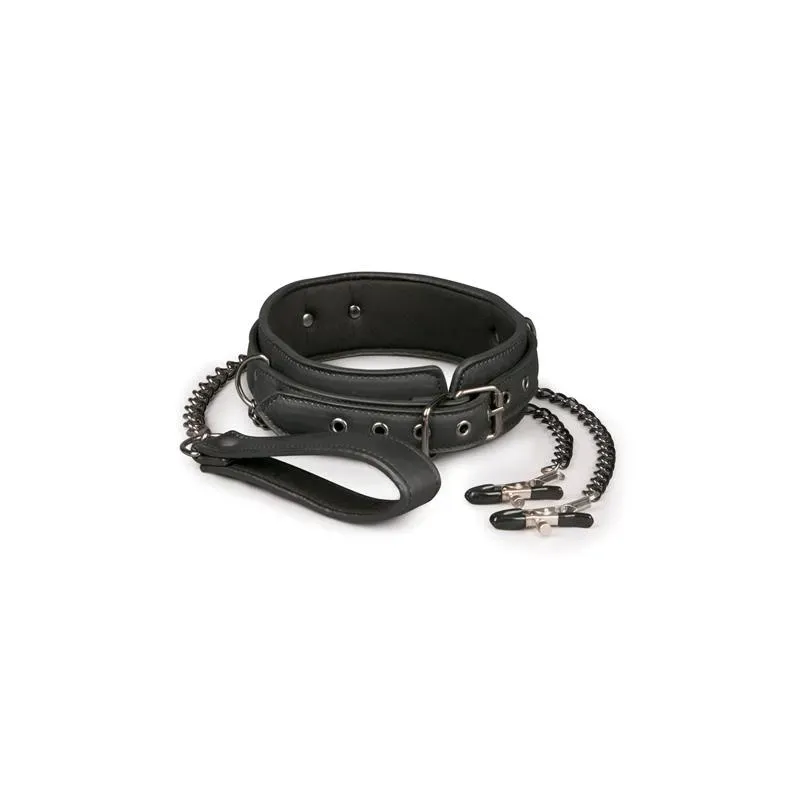 Collar con Pinzas para Pezones – BDSM/Accesorios