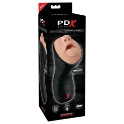 PDX Elite Masturbador Vibrador Deep Throat