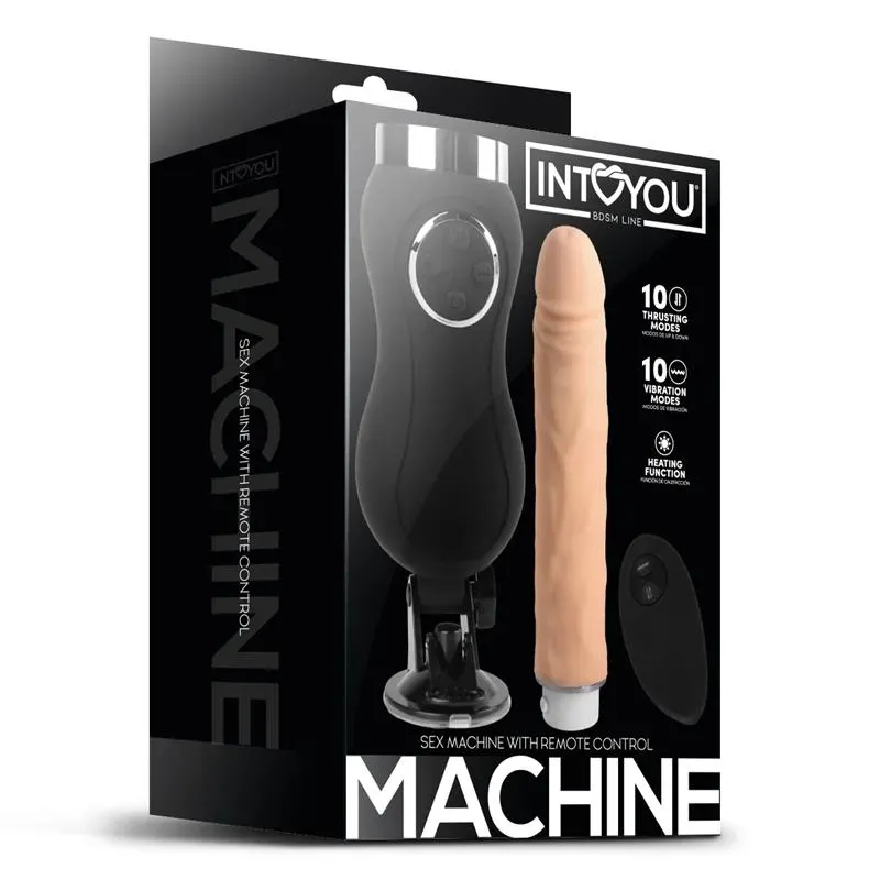 Sex Machine Vibración, Thrusting y Calor Control Remoto USB – Masturbadores Ella