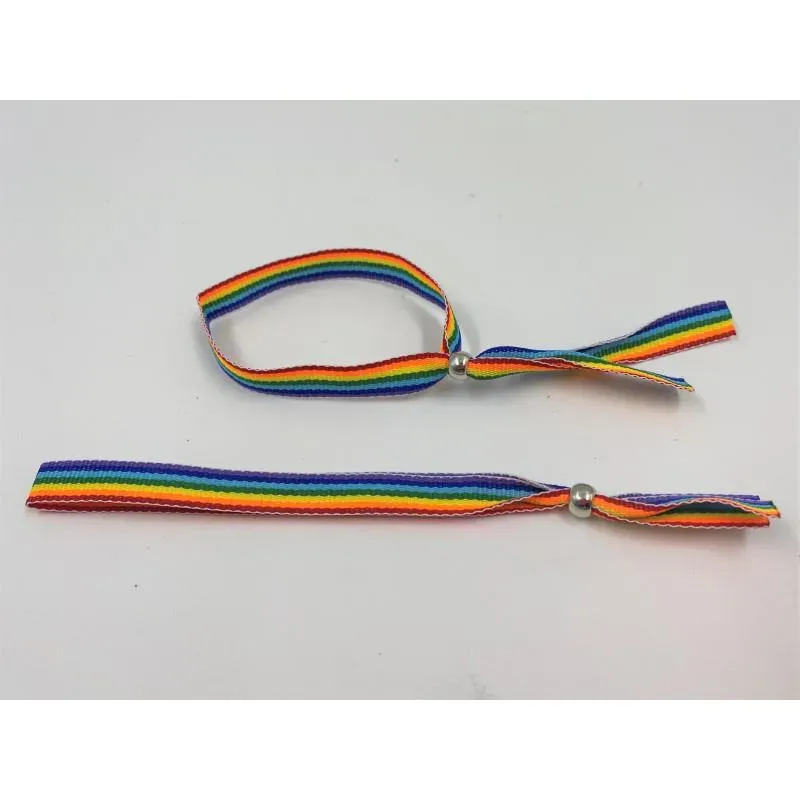 Pulsera Ajustable Bandera LGBT+ – línea LGBT+