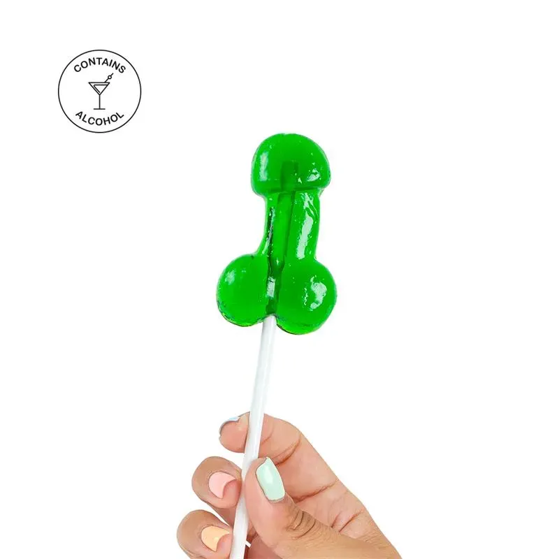 Piruleta de Pene Sabor Mojito con Alcohol – Juegos Comestibles