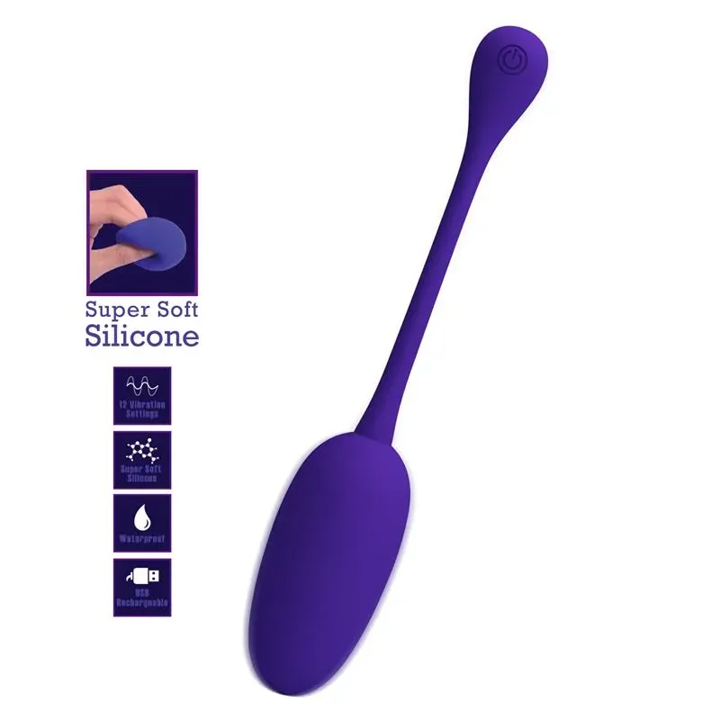 Knucker Huevo Vibrador Púrpura – Huevos Vibradores