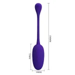 Knucker Huevo Vibrador Púrpura