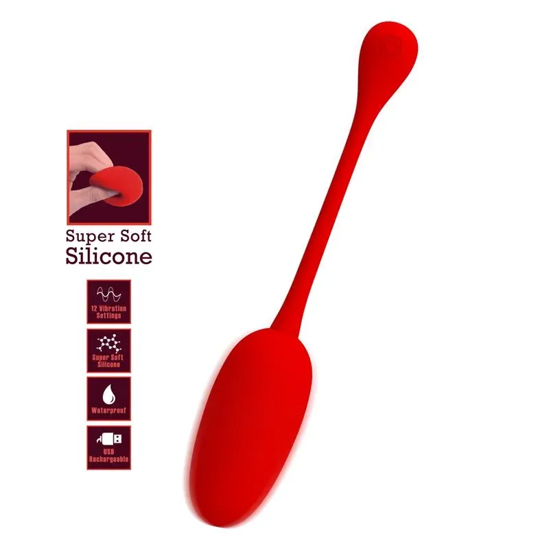 Knucker Huevo Vibrador Rojo – Huevos Vibradores
