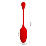 Knucker Huevo Vibrador Rojo