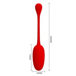 Knucker Huevo Vibrador Rojo