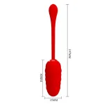 Marina Huevo Vibrador Rojo
