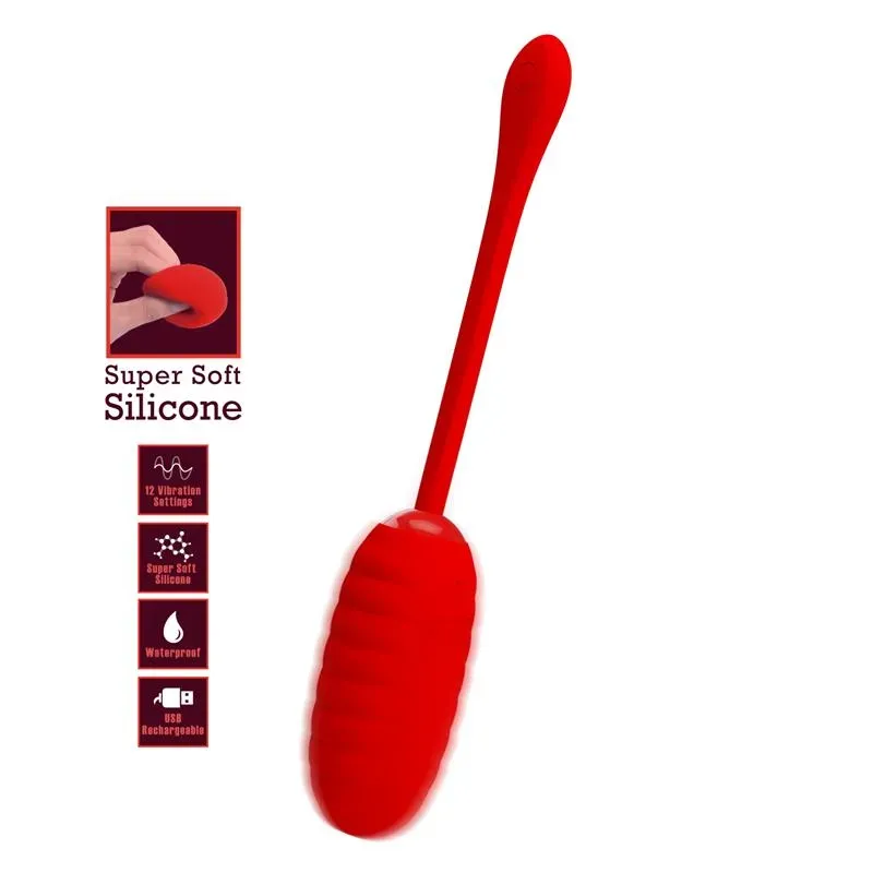 Kirk Huevo Vibrador Rojo – Huevos Vibradores