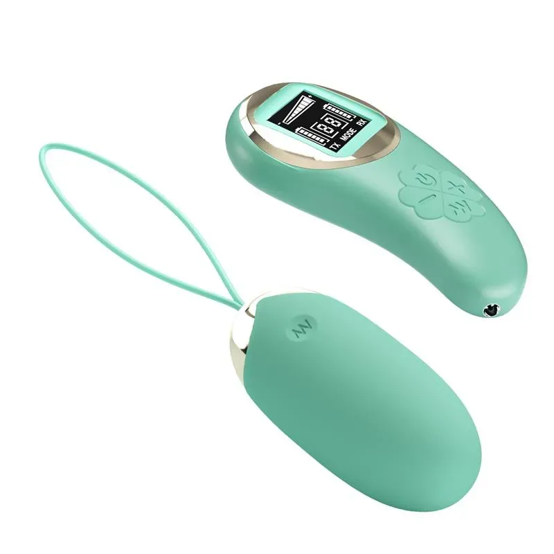 Mina Huevo Vibrador con Control Remoto Pantalla Digital Verde – Huevos Vibradores