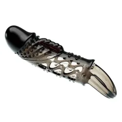 Funda para el Pene con vibracón Negro