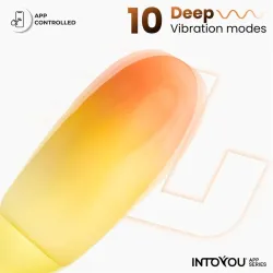 Huevo con APP Silicona Doble Capa Amarillo/Naranja