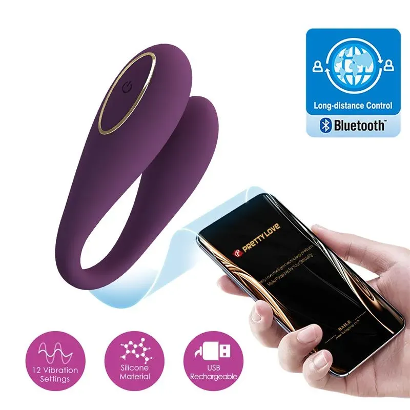 August Vibrador de Parejas con App Lila – Estimuladores