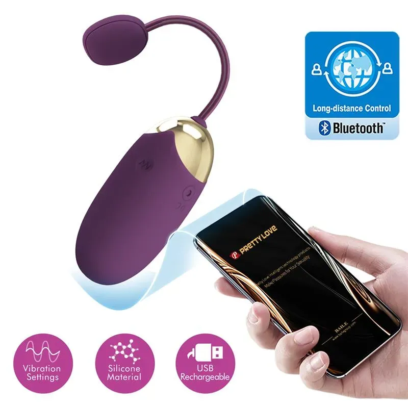 Abner Huevo Vibrador con App Lila – Huevos Vibradores