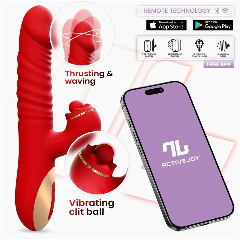 Ascen Vibrador con Thrusting y Waving y APP USB Magnético – Vibradores