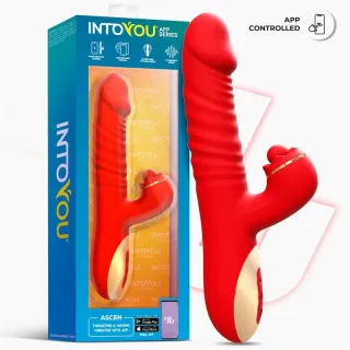 Ascen Vibrador con Thrusting y Waving y APP USB Magnético