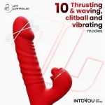 Ascen Vibrador con Thrusting y Waving y APP USB Magnético