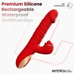 Ascen Vibrador con Thrusting y Waving y APP USB Magnético