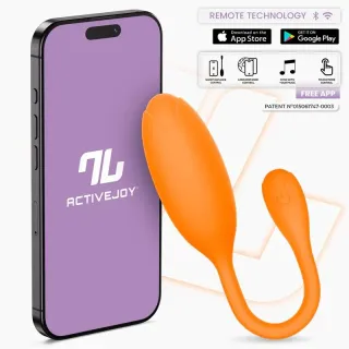 Logan Huevo Vibrador con APP Unibody Naranja