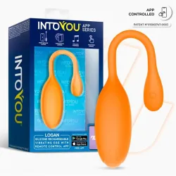 Logan Huevo Vibrador con APP Unibody Naranja