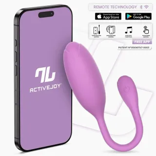 Logan Huevo Vibrador con APP Unibody Púrpura