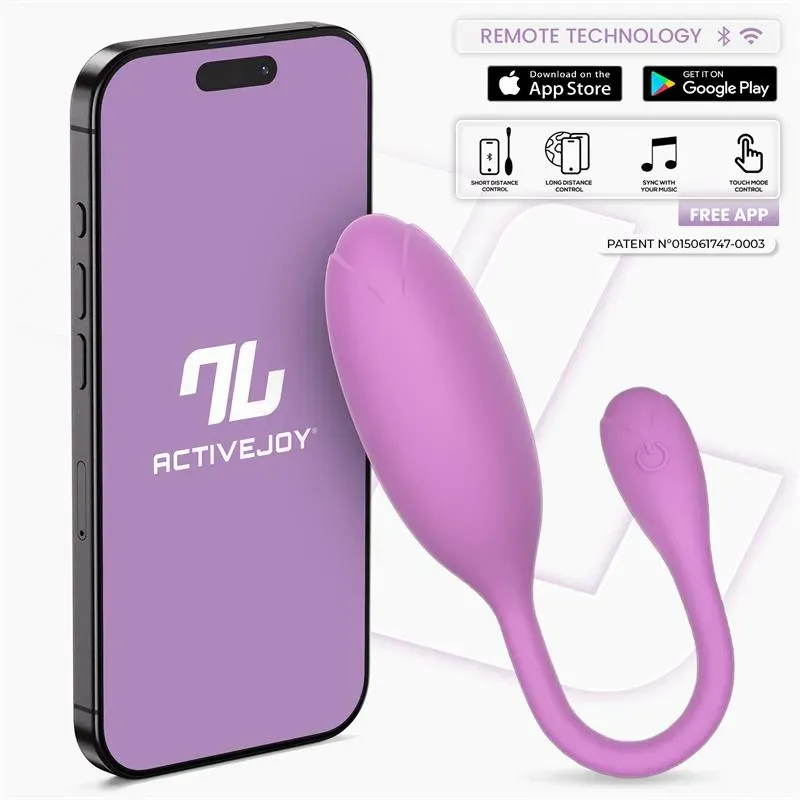 Logan Huevo Vibrador con APP Unibody Púrpura – Huevos Vibradores