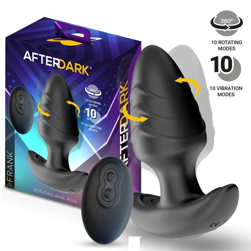 Frank Plug Anal con Vibración y Rotación 360º y Control Remoto – Anal