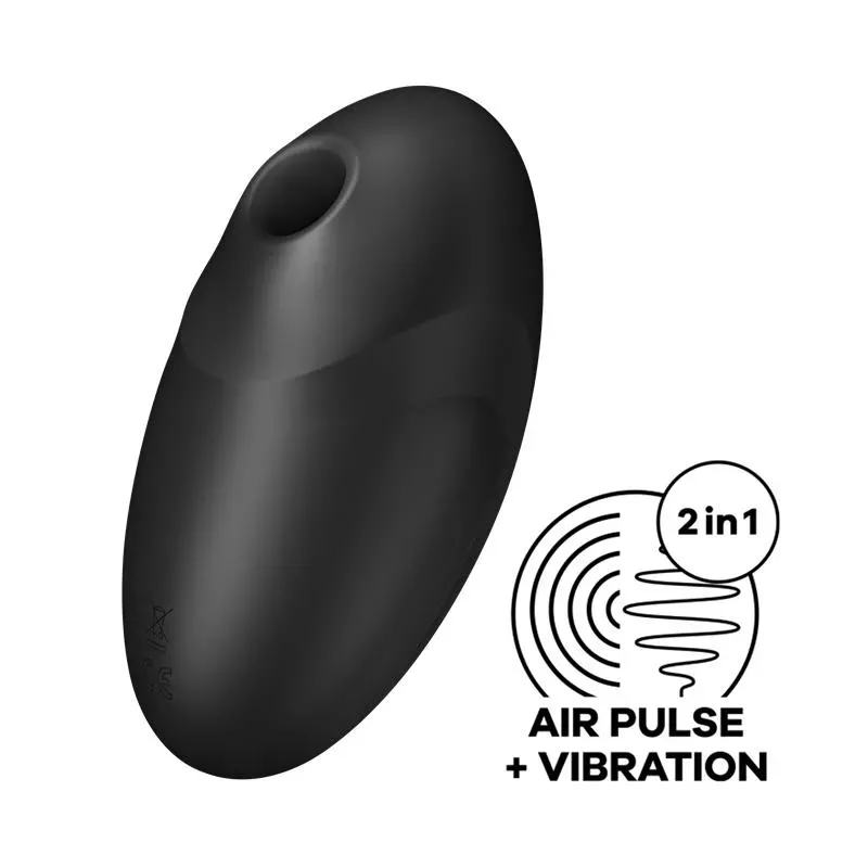 Vulva Lover 3 Succionador de Clítoris Negro – Succionadores Clitoris