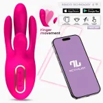 Derek Vibrador con Movimiento Finger 3 Motores y APP