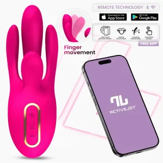 Derek Vibrador con Movimiento Finger 3 Motores y APP
