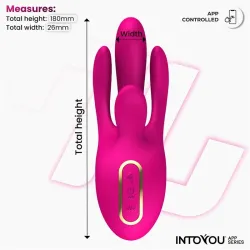 Derek Vibrador con Movimiento Finger 3 Motores y APP