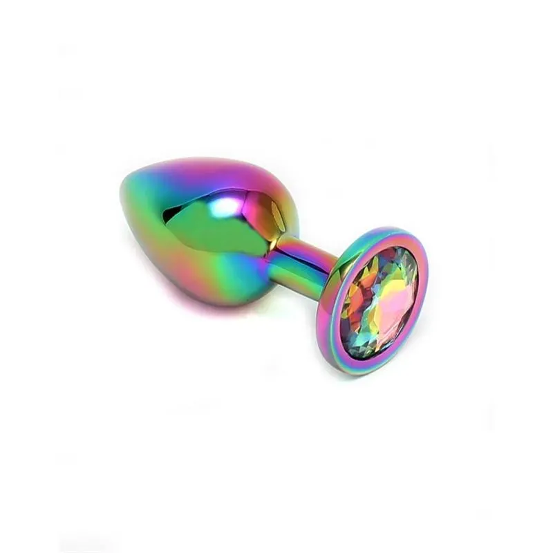 Plug anal con joya Arcoiris Pisa Rainbow – Anal