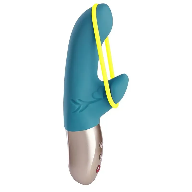 Amorino Vibrador del Punto G Petrol/Neon Yellow – Vibradores