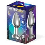 Dimpor Plug Anal Cromado con Vibración USB Magnético Talla L