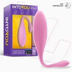 Huevo Vibrador con Bolas Internas con Rotación y APP USB