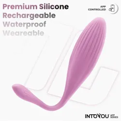 Huevo Vibrador con Bolas Internas con Rotación y APP USB