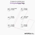 Huevo Vibrador con Bolas Internas con Rotación y APP USB