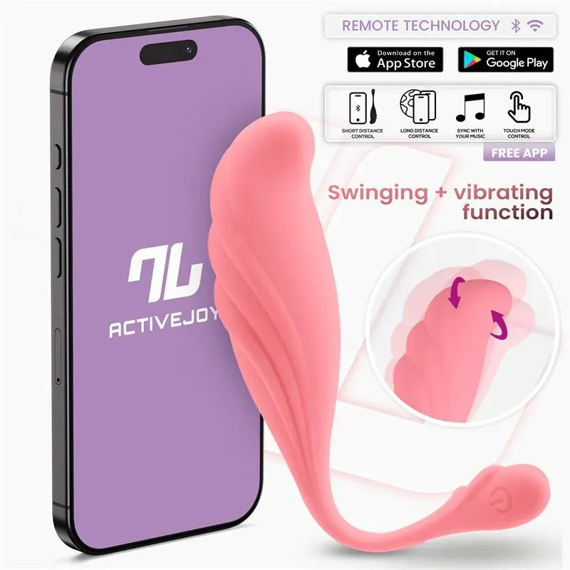 Huevo Vibrador con Movimiento Waving con APP USB – Huevos Vibradores