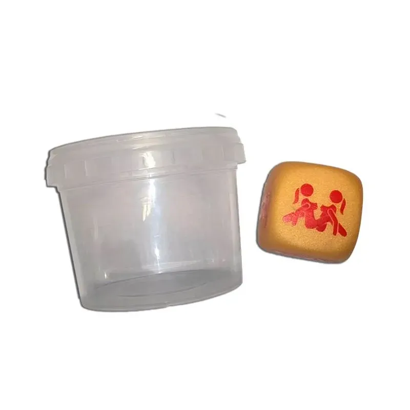 Dado Dorado de Posturas en Bote Para Chicas – Dados
