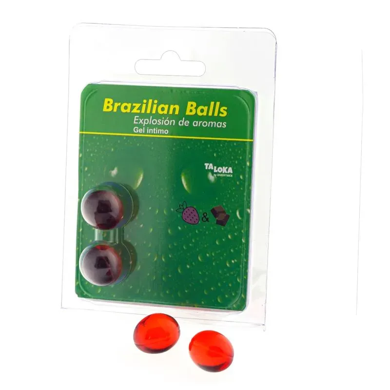 Set 2 Brazilian Balls Aroma Fresa y Chocolate – Aceites Esenciales