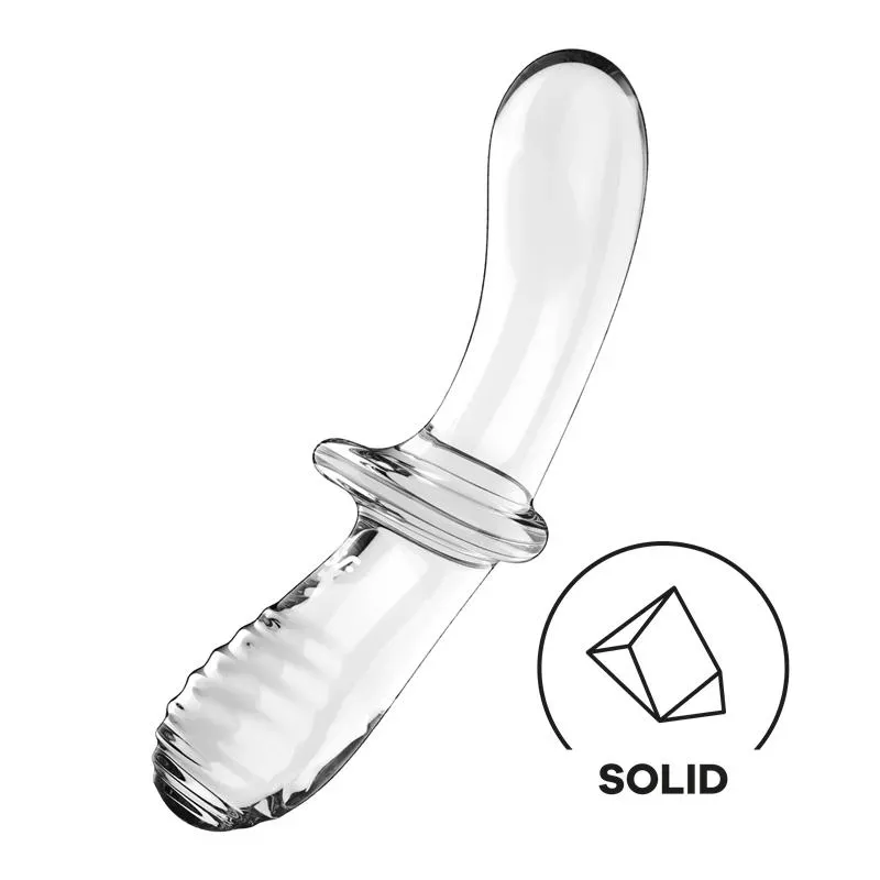 Estimulador de Cristal Double Crystal Hot and Cold Transparente – Dildos