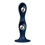 Dildo con Bola Interna Double Ball-R Azul
