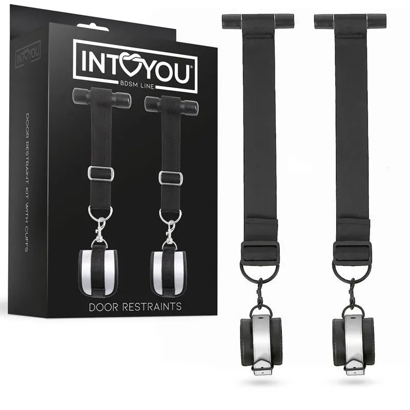 Restricciones para la Puerta con Esposas Desmontables y Ajustables – BDSM/Ataduras
