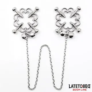 Pinzas de Metal para Pezones Cadena y Cascabeles