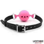 Mordaza Bola Silicona Transpirable S - 4 cm