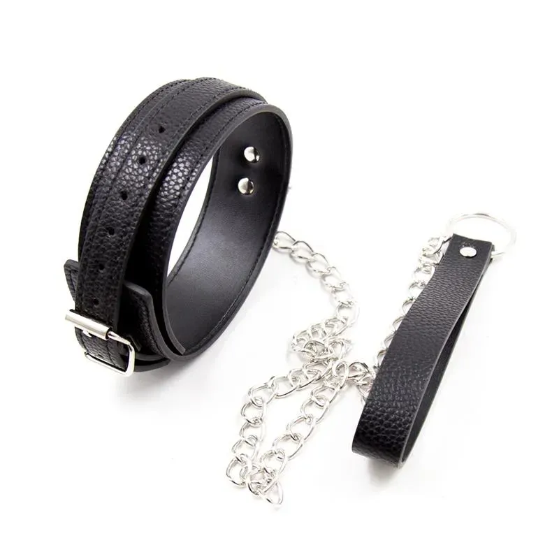 Collar con Correa de Patrón de Serpiente – Collares