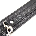 Collar con Correa de Patrón de Serpiente